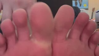 Silent 5-Min Pink Sole Ignore – Size 10 Goddess Feet