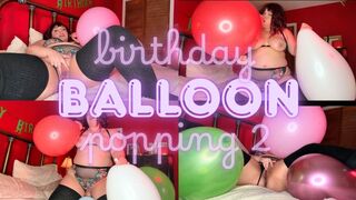 Birthday Balloon Popping 2 720p mp4 Sophia Sylvan Balloons