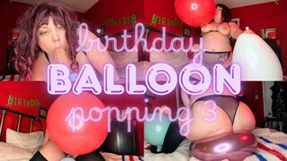 Birthday Balloon Popping 3 720p mp4 Sophia Sylvan B2P