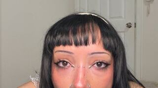 Maid Sloppy Blowjob With Cum Finish
