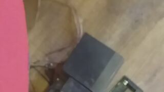 wife crushing radio in sandals 2