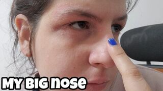 Big Nose Play - Snot Picking & Piggy Nose Close Up