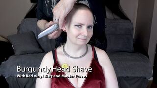 Burgundy Head Shave 1k
