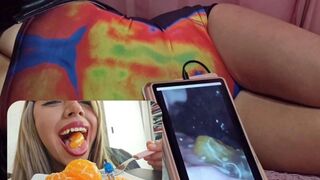 Digestive Endoscopy of a Mandarin Orange