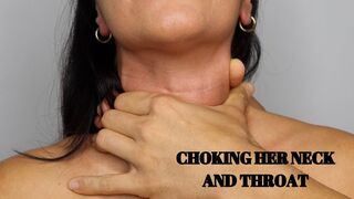 Choking her neck and throat - Mr and Mrs C