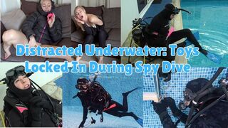 Distracted Underwater: Toys Locked In During Spy Dive - MP4 HD