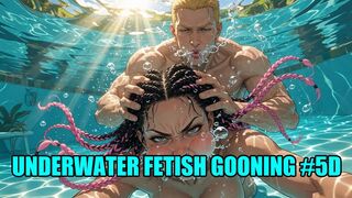Underwater Fetish Gooning #5D: Depths of Breathless Surrender (Animated, Music, Text)