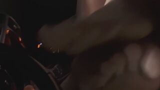 Quick Car footjob