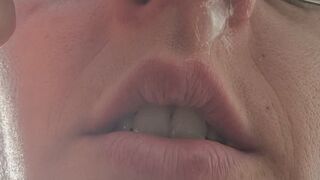 Huge Yellow Snot Blast on Camera – Thick Runny Mucus Dripping Straight Into the Lens