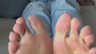 Can’t resist stroking for perfect soles