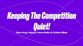 Keeping The Competition Quiet! Starring: Happy Heartfella & Calisa Bliss - Calisa ties up Happy to make sure he can't make the job interview - Male Bondage Chair Tied Tape gagged Wrap Gag Gag Talk Femdom Socks