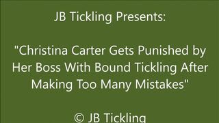 Christina Carter Tickled for Being a Bad Secretary - HD