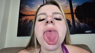 LOOK AT MY GIANT TONGUE AND DESIRE IT - BY GABRIELA BLOND - CLIP 3