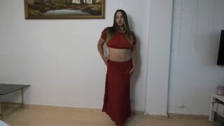 Sexy dancing in a red dress ORDER