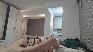 Feet lick and orgasms