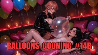 Balloons Gooning #14B: Latex Tension Overload (Animated)