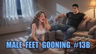 Male Feet Gooning #13B: Surrender Your Mind to Masculine Soles (Animated)