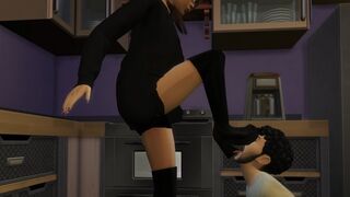 LÉA THE WOKE FEMINIST — Test Passed: Her Sissy Cleans Her Entire Shoe Collection With His Tongue